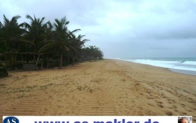 Cotonou (Benin)., ca. 4.500 qm Grundstück direkt am Meer mit Strandnutzung!
